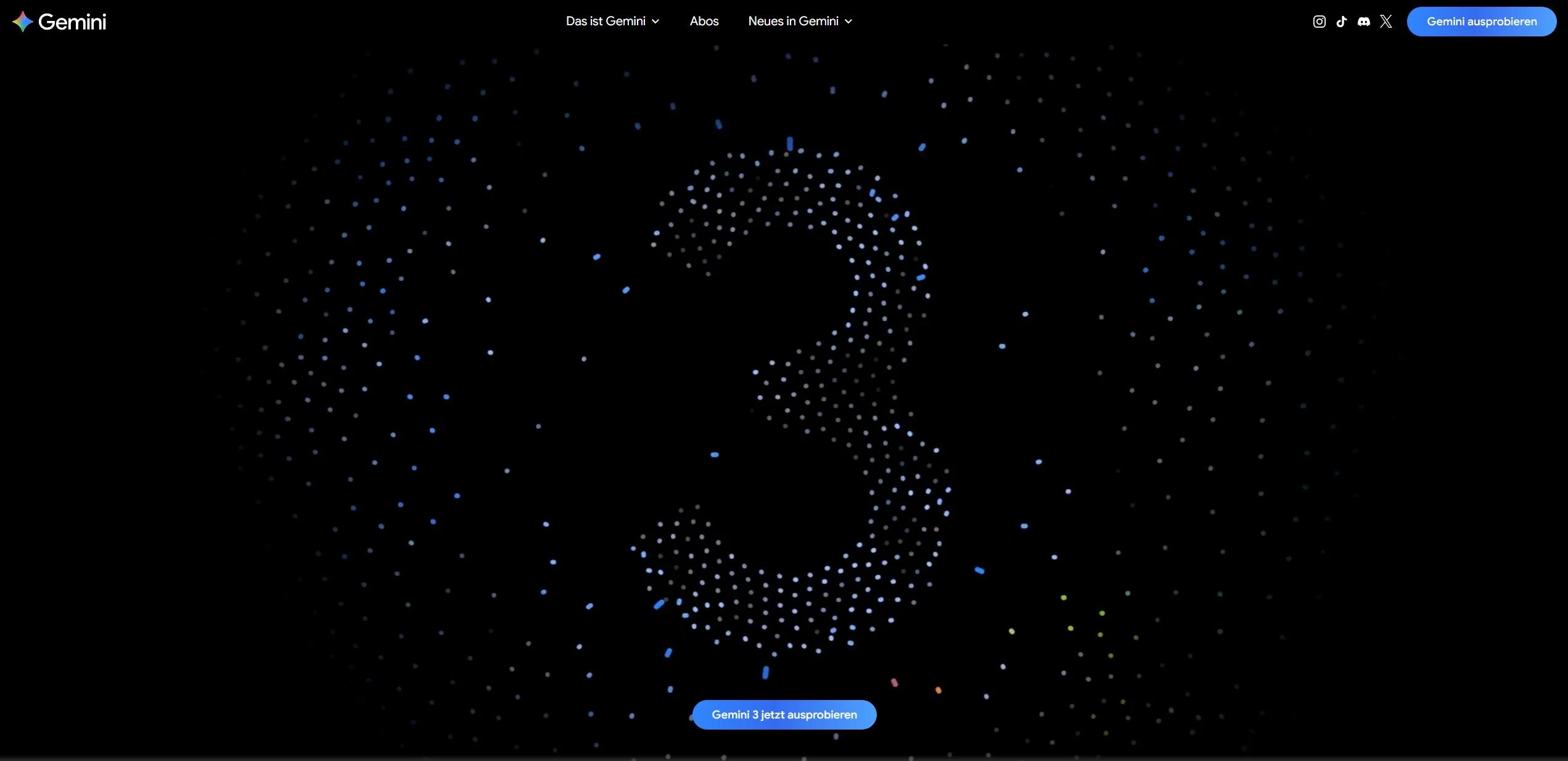Google Gemini Screenshot, Chat-Interface mit Workspace-Integration