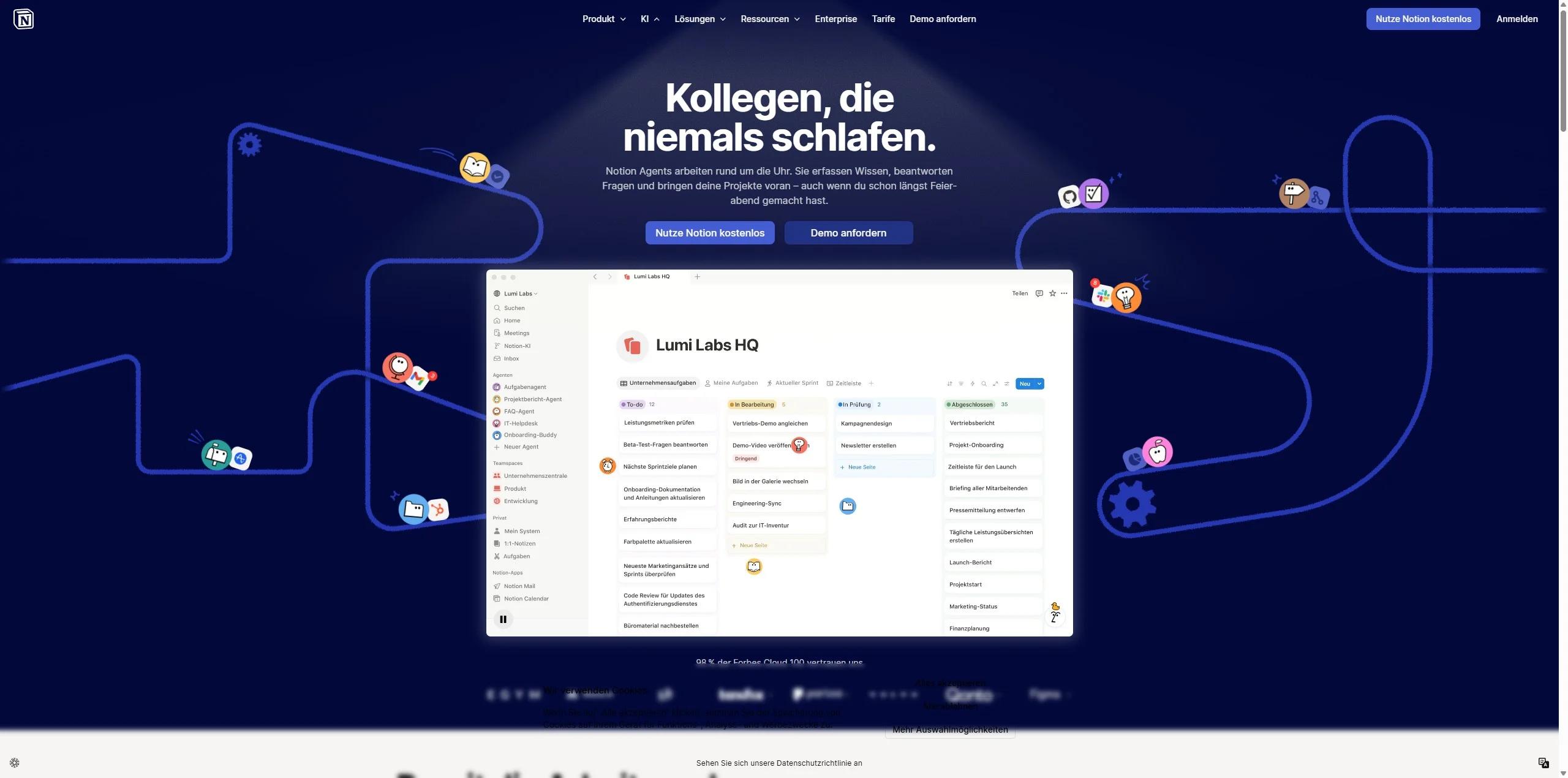 Notion Screenshot, Workspace
